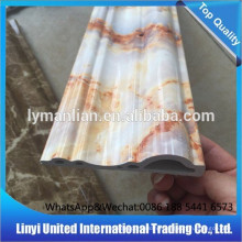 pvc artificial marble baseboard moulding interior decoration
